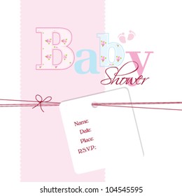 Baby shower invitation