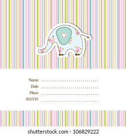 Baby shower invitation