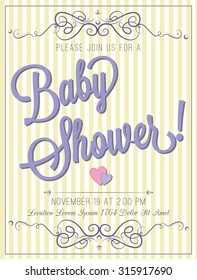 Baby Shower Invitation 
