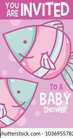 Baby shower invitation card