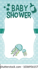 Baby shower invitation card