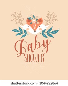 Baby shower invitation card
