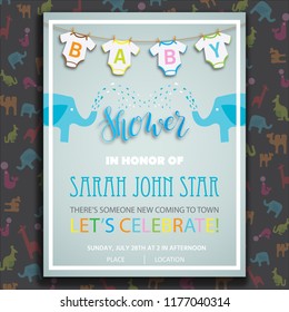 baby shower invitation card