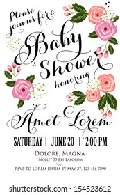 Baby Shower invitation card