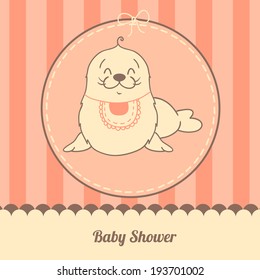 Baby shower invitation card