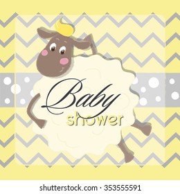 Baby shower invitation card