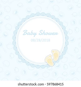Baby shower invitation card