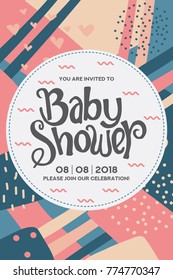 Baby Shower Invitation Card.