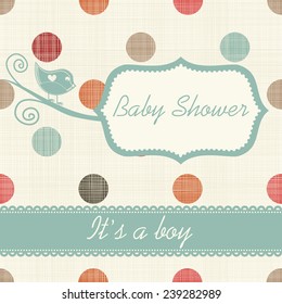 Baby shower invitation "It's a boy"