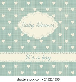 Baby shower invitation "It's a boy"