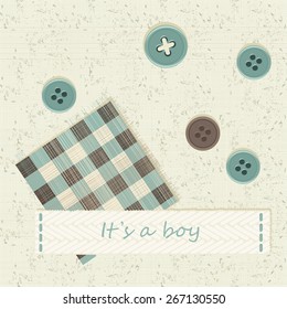 Baby shower invitation "It's a boy"