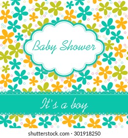 Baby shower invitation "It's a boy"