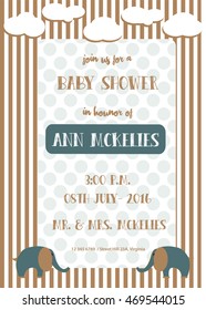 Baby Shower Invitation Template