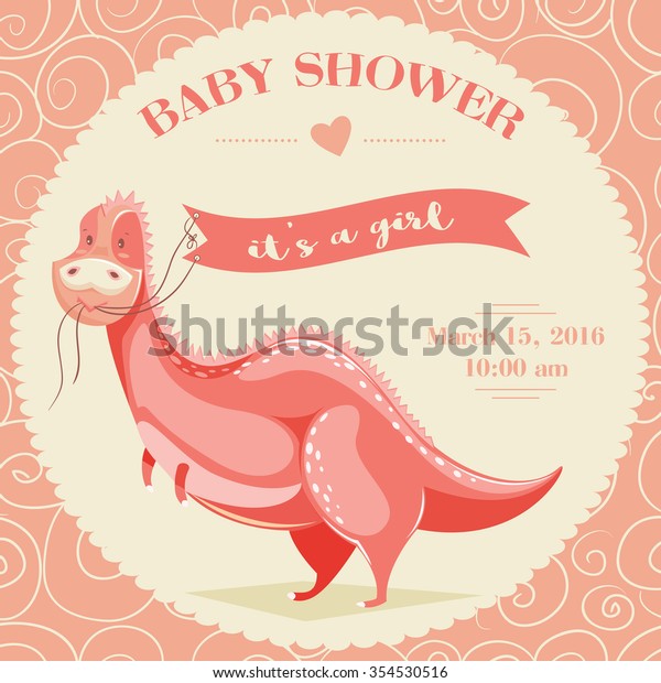 dinosaur baby shower invitation template free