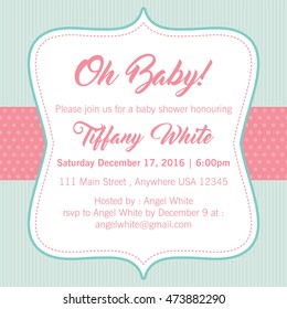baby shower invitation template perfect for welcoming your baby