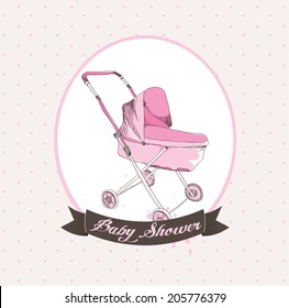 Baby Shower Invitation vector