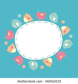Baby Shower invitation vector design