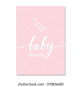 Baby Shower invitation vector design