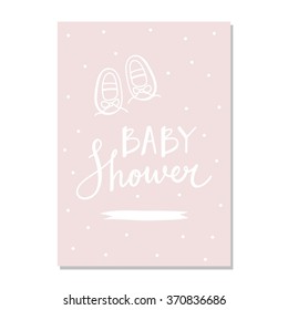 Baby Shower invitation vector design