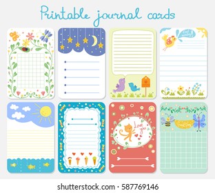 Baby shower invitation vector set journal printbook card print layout design illustration