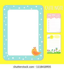 Baby shower invitations cards vector note list poster greeting template kids paper layout design sheets dairy illustration.