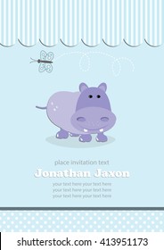 baby shower invitation.vector/illustration