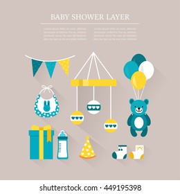Baby Shower layer set