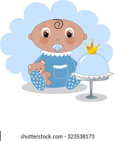 baby shower or newborn baby boy