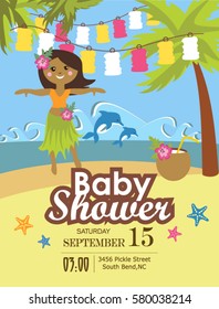 Baby shower party invitation card