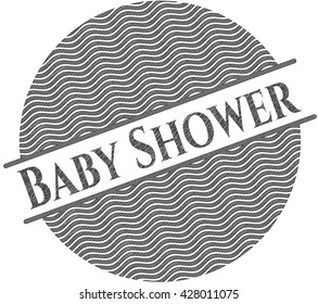 Baby Shower penciled