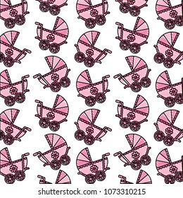 baby shower pram newborn delicate background