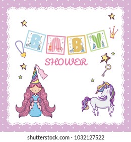 Baby shower princess concept