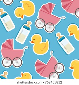 baby shower seamless patterns