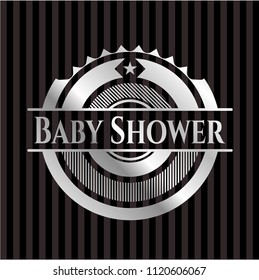 Baby Shower silvery emblem