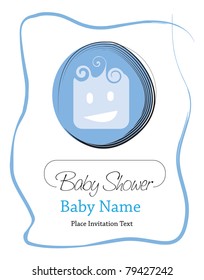 Baby Shower - Smiling Face