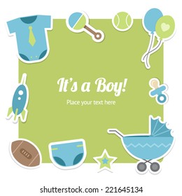 Baby shower stickers 