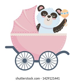 baby shower symbol and panda design