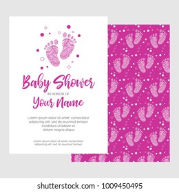 Baby shower vector illustration