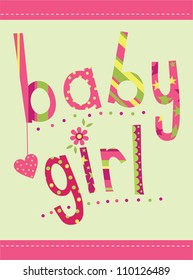 baby shower. vector illustration