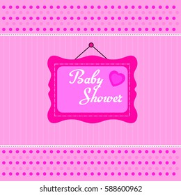 Baby shower, Vector illustration