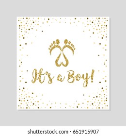Baby shower vector illustration