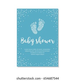 Baby shower vector illustration