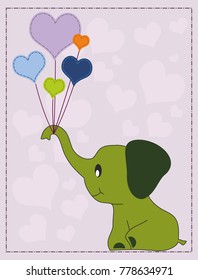 Baby shower, Vector illustration 
