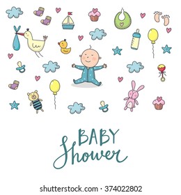 Baby Shower Vector Print