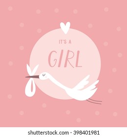 Baby Shower vector print 