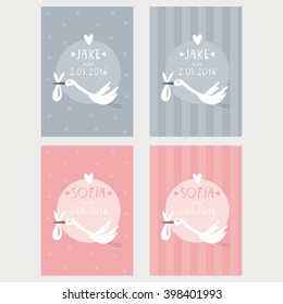Baby Shower vector print 