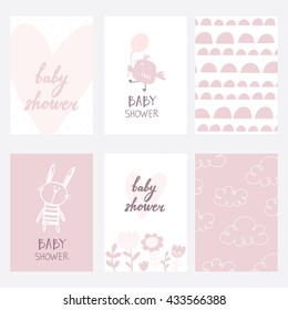 Baby Shower vector print 