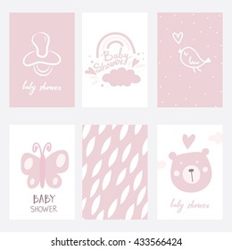 Baby Shower vector print 