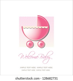 baby shower, welcome baby girl