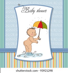 Baby Showing His Butt Baby Shower Stock Vector (Royalty Free) 93921298 ...